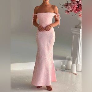 Babyboo Fashion Whitney Maxi Dress - Blush